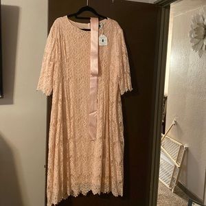 Blush pink dainty jewels A Night In Paris dress